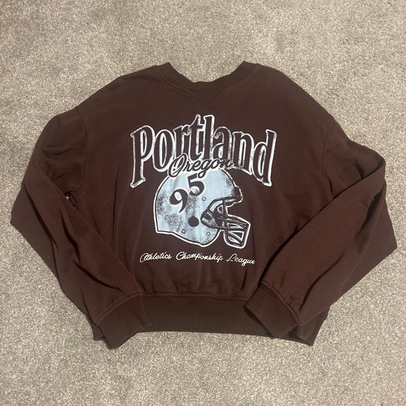 brown Portland crewneck - Picture 1 of 2